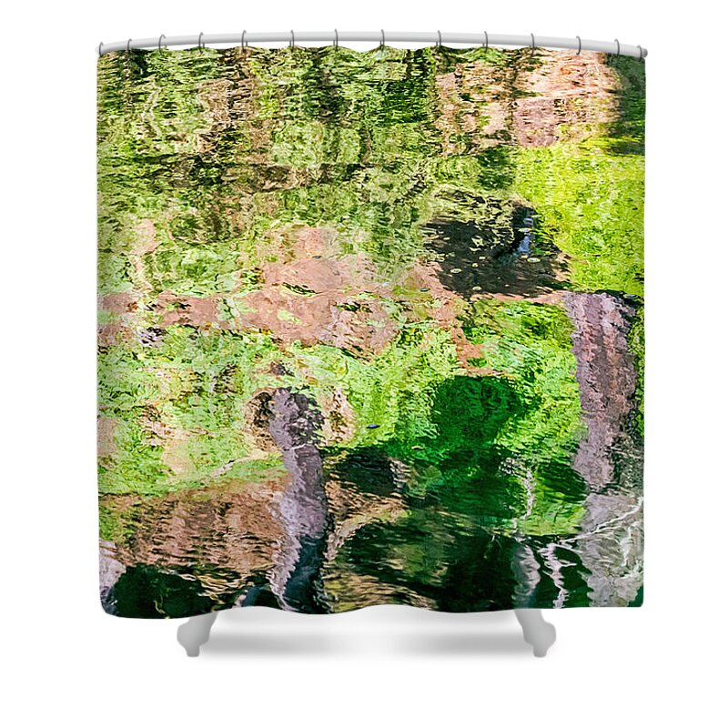 Kate Brown Shower Curtain featuring the photograph Natures Art Canvas by Kate Brown