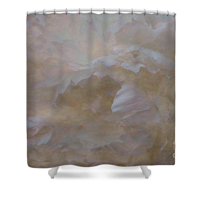 Peony Shower Curtain featuring the photograph Nature's Embrace by Bianca Nadeau
