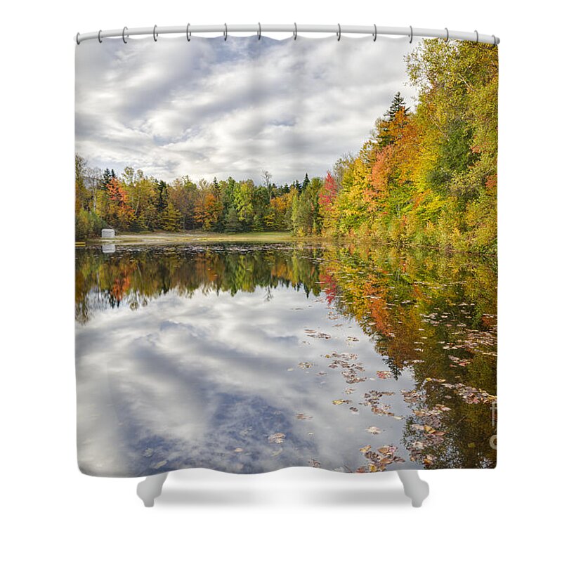 America Shower Curtain featuring the photograph New England Autumn - White Mountains New Hampshire USA by Erin Paul Donovan