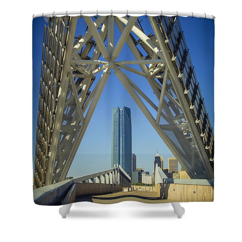 Skydance Shower Curtain featuring the photograph New Icons of the City by Al Griffin