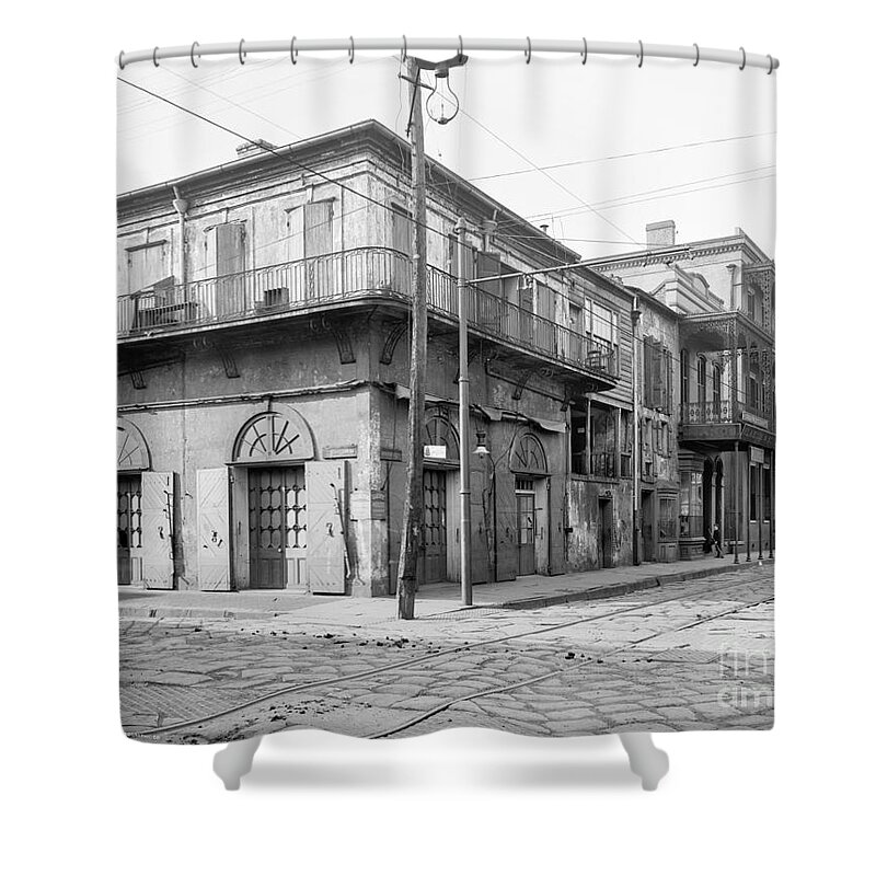 1905 Shower Curtain featuring the photograph NEW ORLEANS: BAR, c1905 by Granger