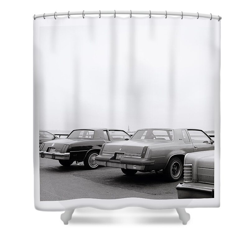 American Car Shower Curtain featuring the photograph New York Dreams by Shaun Higson