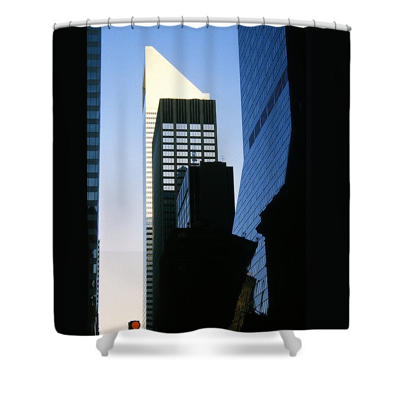 New York Shower Curtain featuring the photograph New York City Skyline No 4 by Gordon James