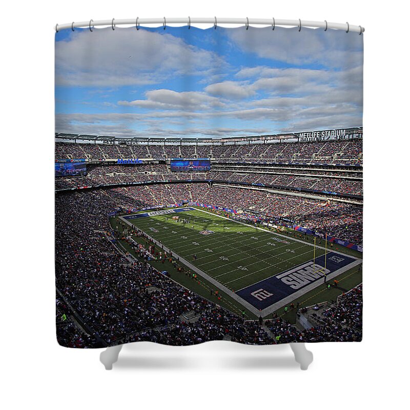 New York Giants Shower Curtain featuring the photograph New York Giants by Juergen Roth