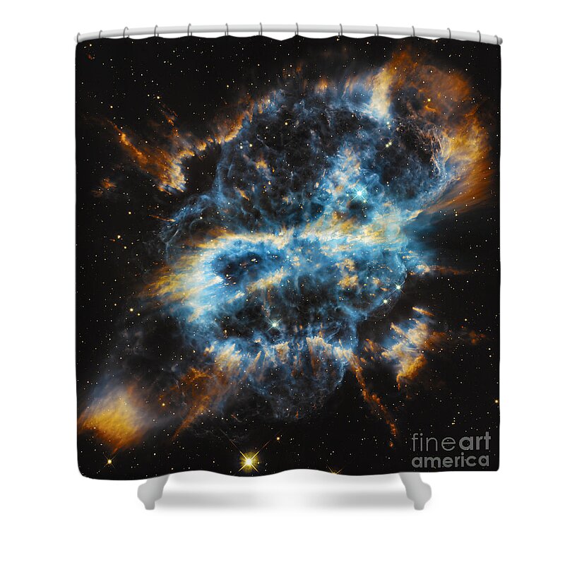 Nebula Shower Curtain featuring the photograph NGC-5189 Nebula by Nicholas Burningham