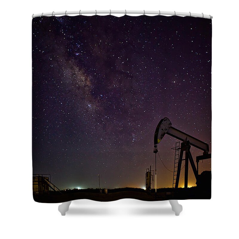 milky Way Shower Curtain featuring the photograph Night Jack by Jonas Wingfield