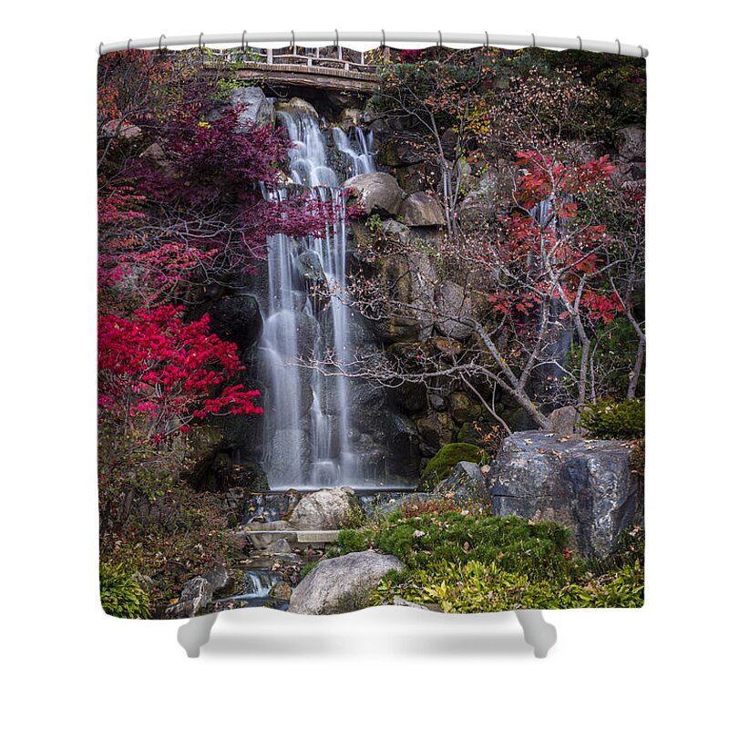 Waterfall Shower Curtain featuring the photograph Nishi No Taki by Sebastian Musial