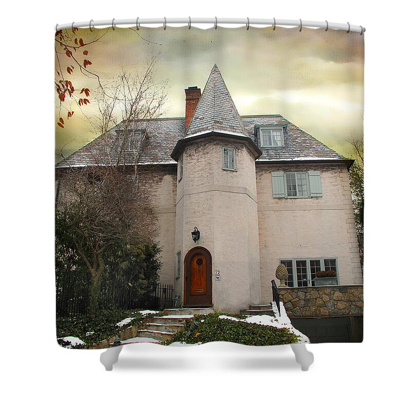 Architecture Shower Curtain featuring the photograph Normandy Home by Jessica Jenney