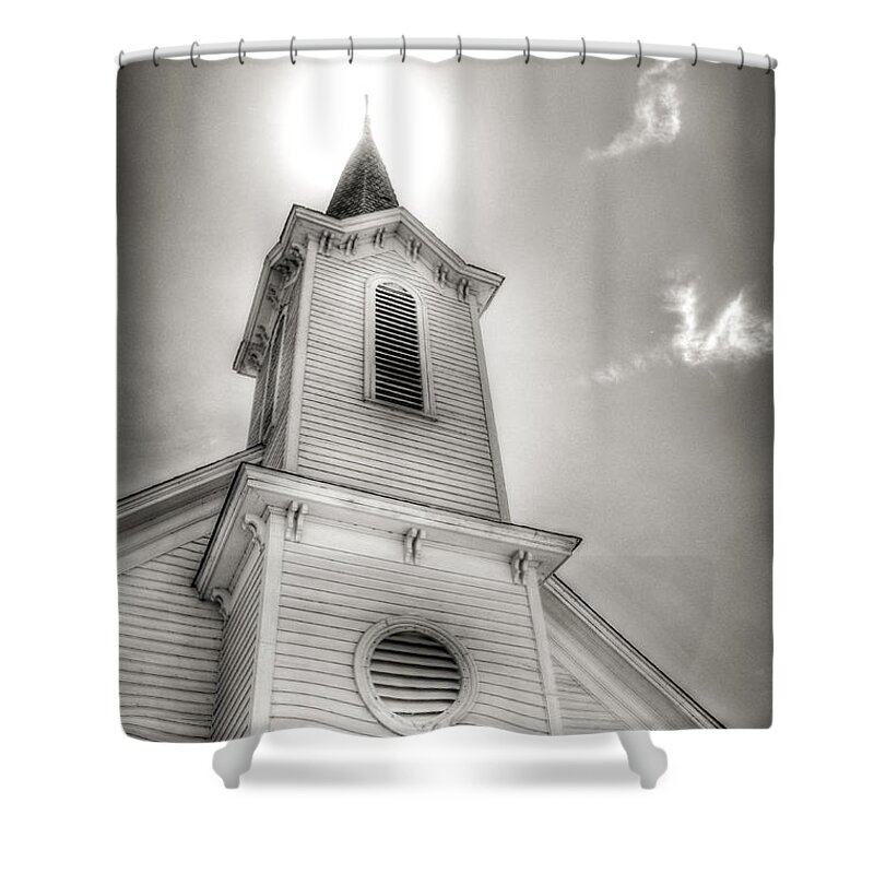 Chicago Shower Curtain featuring the photograph Norsk Museum by Will Wagner