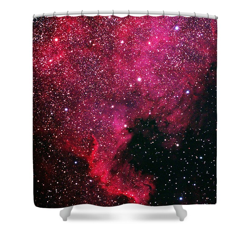 North American Nebula Shower Curtain featuring the photograph North American Nebula by Alan Vance Ley