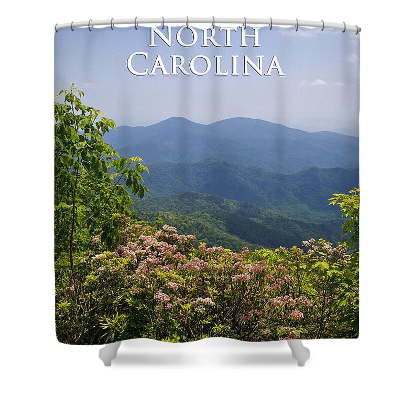 Roan Shower Curtain featuring the photograph North Carolina Mountains by Jill Lang