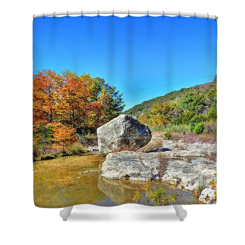 North Fork Guadalupe River Shower Curtain featuring the photograph North Fork Guadalupe River by Savannah Gibbs