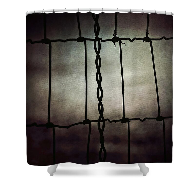  Shower Curtain featuring the photograph Nowhere to Run by Trish Mistric
