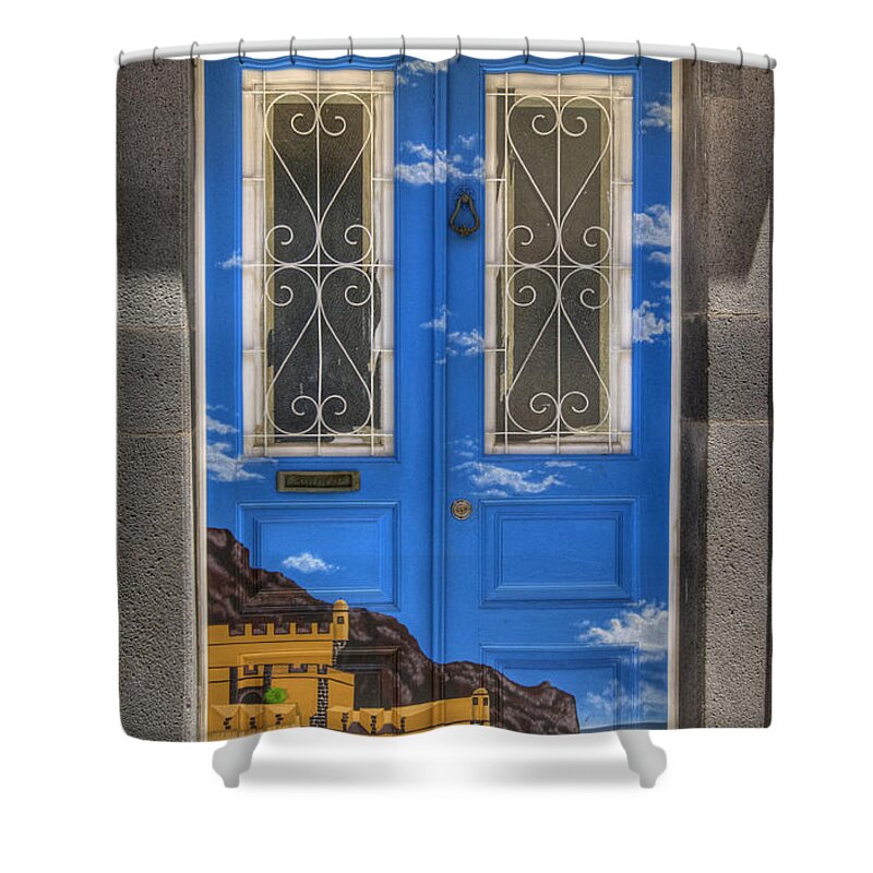Art Shower Curtain featuring the photograph Number 127 by David Birchall