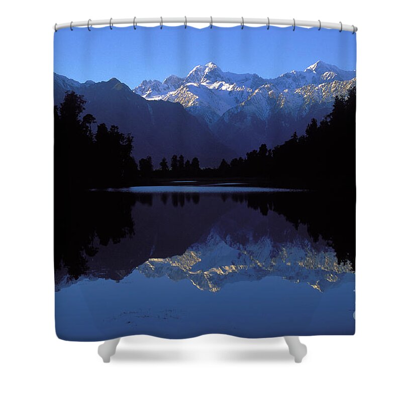 Alps Shower Curtain featuring the photograph New Zealand Alps by Steven Ralser