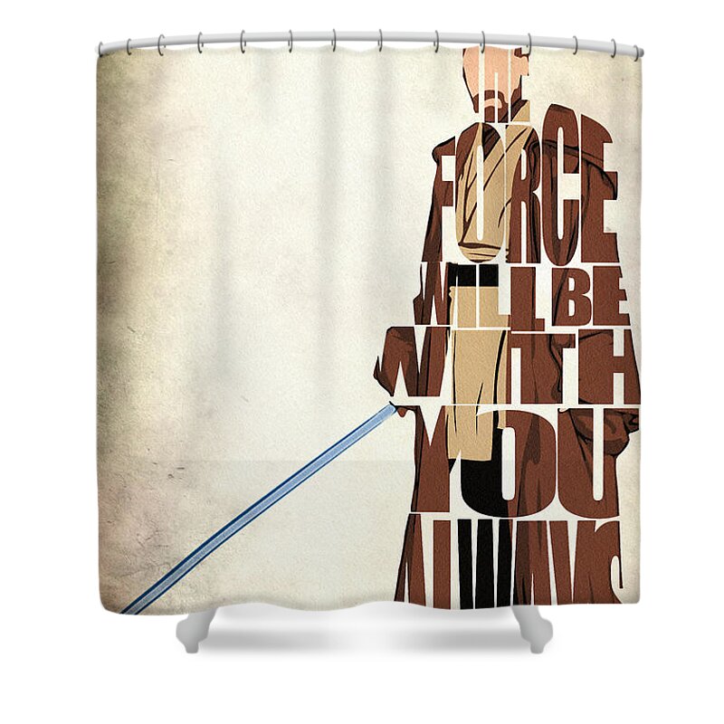 Obi-wan Kenobi Shower Curtains