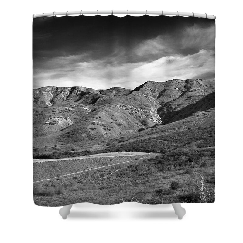 California Shower Curtain featuring the photograph OC Foothills 4171 by Guy Whiteley