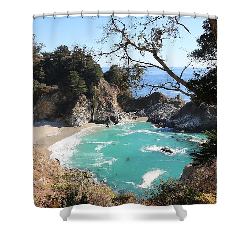 Big Sur Shower Curtain featuring the photograph Ocean Bliss by Christy Pooschke