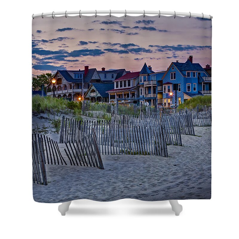 Asbury Park Shower Curtain featuring the photograph Ocean Grove Asbury Park NJ by Susan Candelario