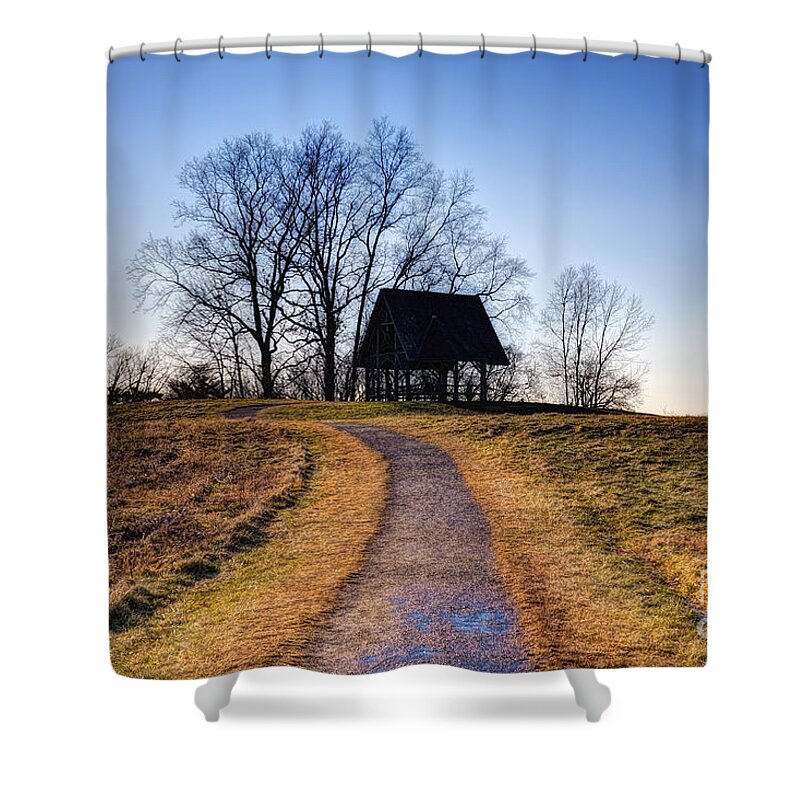 Path Shower Curtain featuring the photograph Off the Beaten Path by Rick Kuperberg Sr