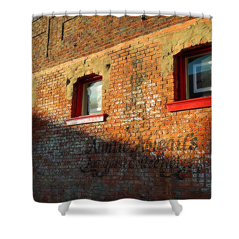 Mckinney Shower Curtain featuring the photograph Off The Square by Joe Ownbey