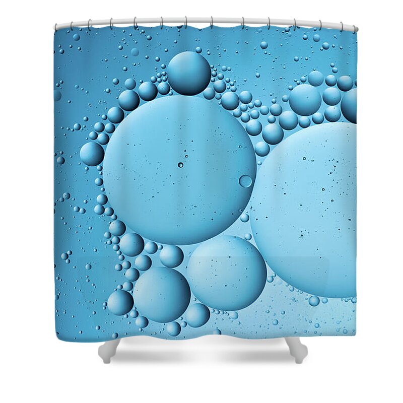 Color Image Shower Curtain featuring the photograph Oil In Water by Daitozen