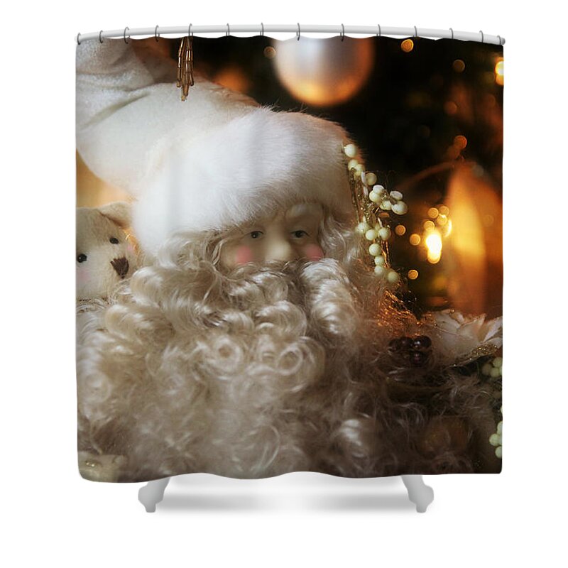 Santa Shower Curtain featuring the photograph Old Man Winter by KATIE Vigil