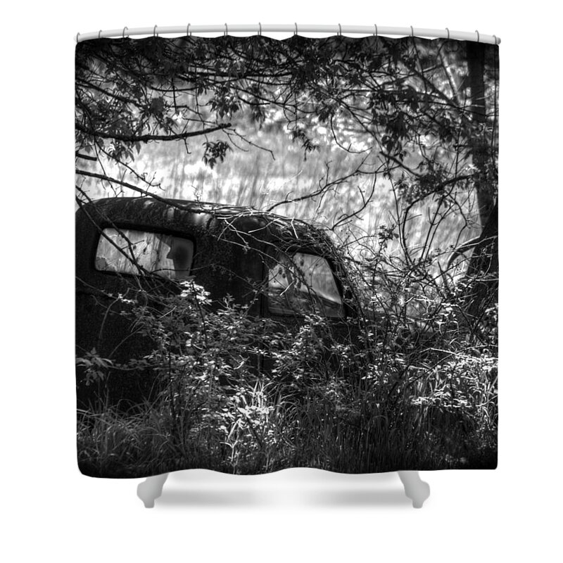 Truck Shower Curtain featuring the photograph Old Times Good Times by Thomas Young