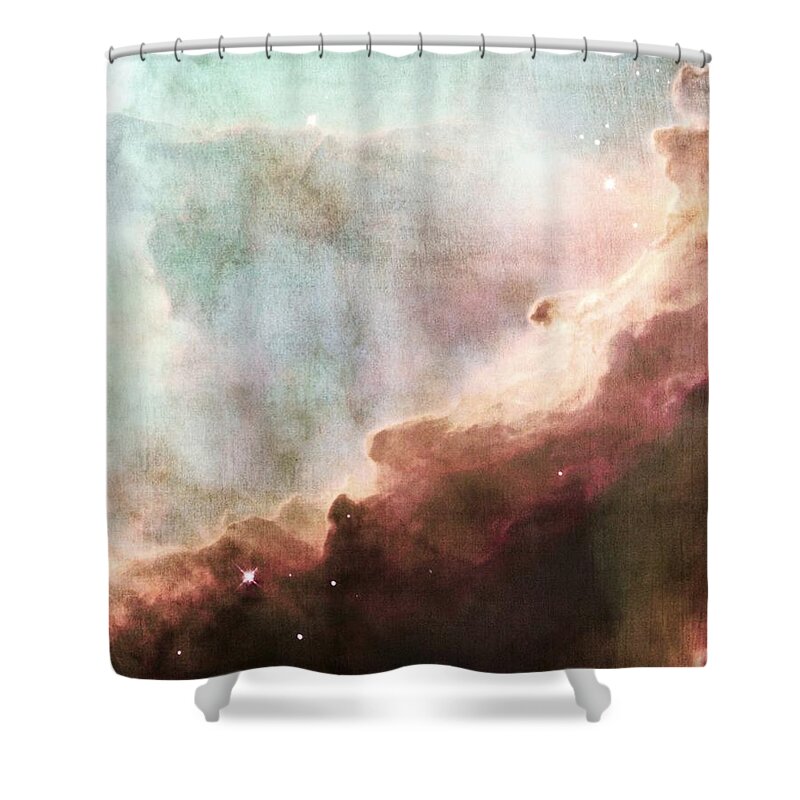 Omega Nebula Shower Curtain featuring the photograph Omega Nebula by Marianna Mills