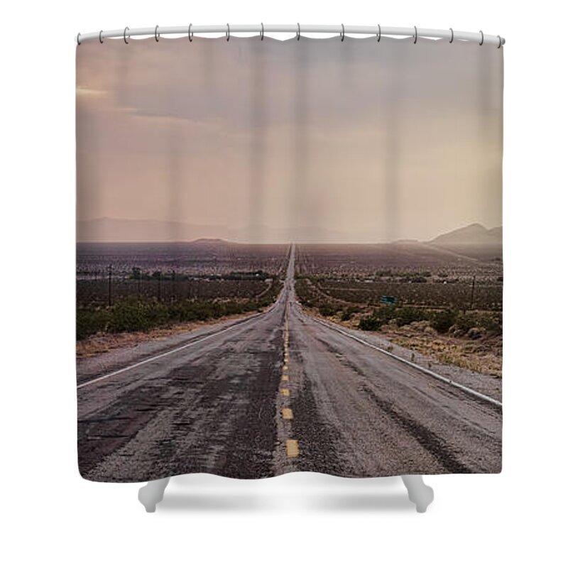 Route 66 Shower Curtain featuring the photograph Open Road by Heather Applegate