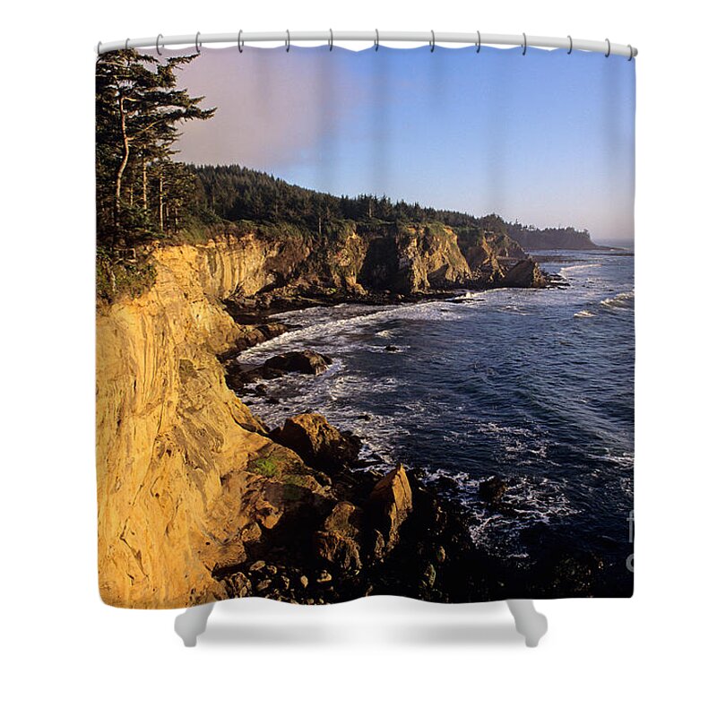 Pacific Northwest Shower Curtain featuring the photograph Oregon Coast by Jim Corwin