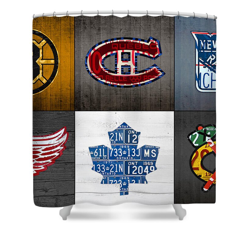 Toronto Maple Leafs Hockey Team Retro Logo Vintage Recycled Ontario Canada  License Plate Art by Design Turnpike