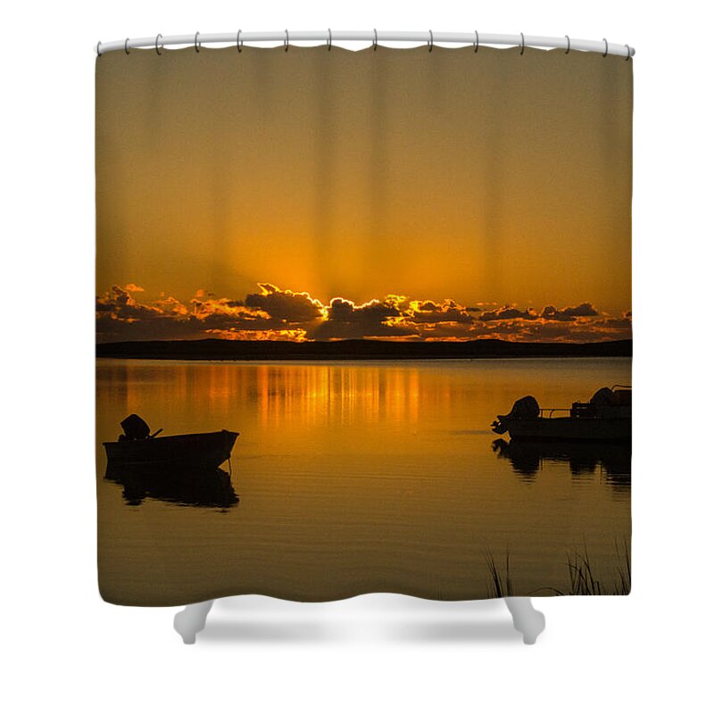 Sunrise Shower Curtain featuring the photograph Orleans Sunrise by Beverly Tabet