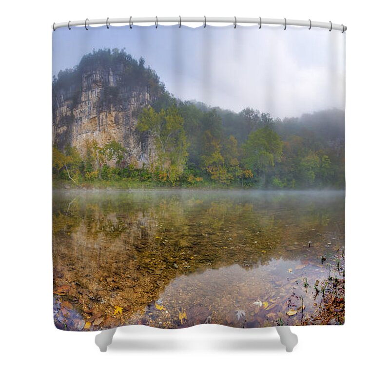 2012 Shower Curtain featuring the photograph Out of the Mist by Robert Charity