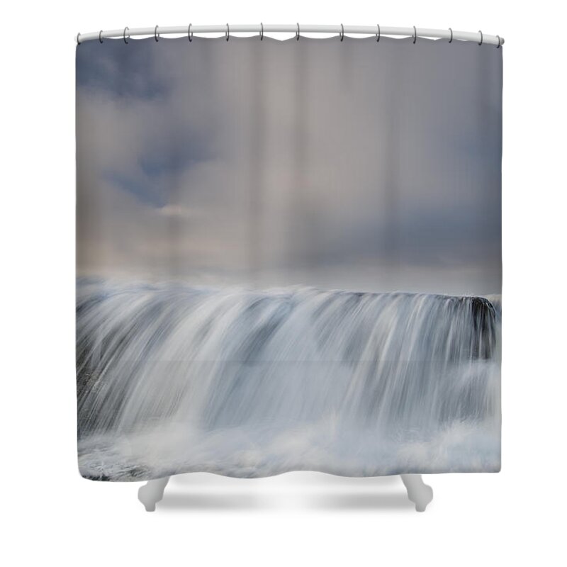 Humboldt Bay Shower Curtain featuring the photograph Overflow by Greg Nyquist