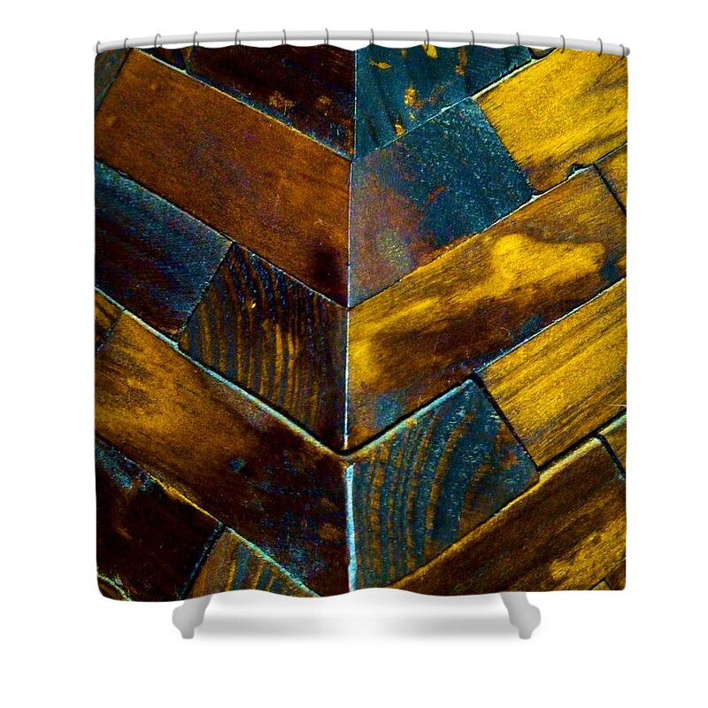 Newel Hunter Shower Curtain featuring the photograph Overlap by Newel Hunter