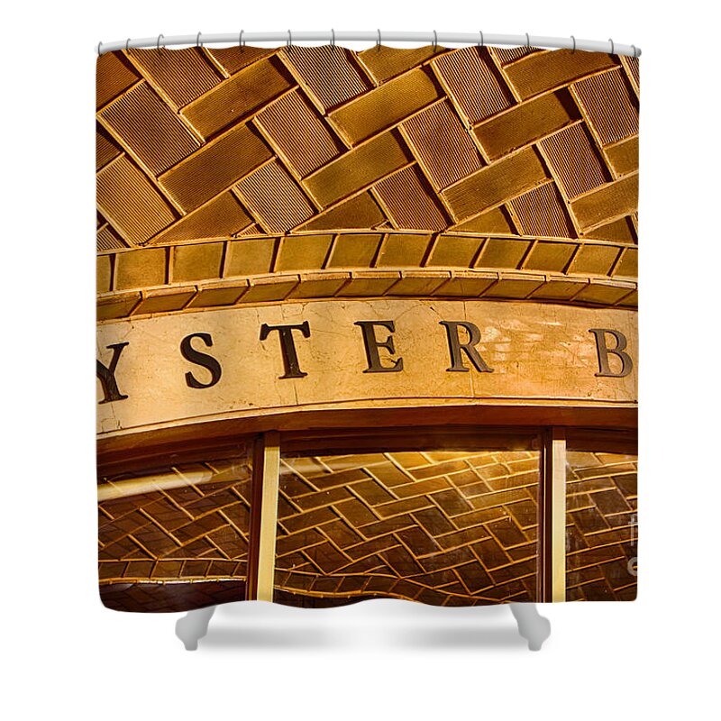 Grand Central Terminal Shower Curtain featuring the photograph Oyster Bar by Jerry Fornarotto