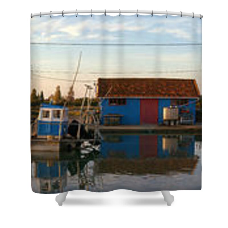 Oyster Farming Shower Curtains