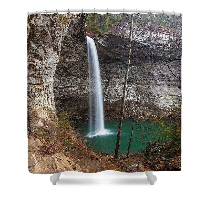 Ozone Falls Shower Curtain featuring the photograph Ozone Falls by Chris Berrier