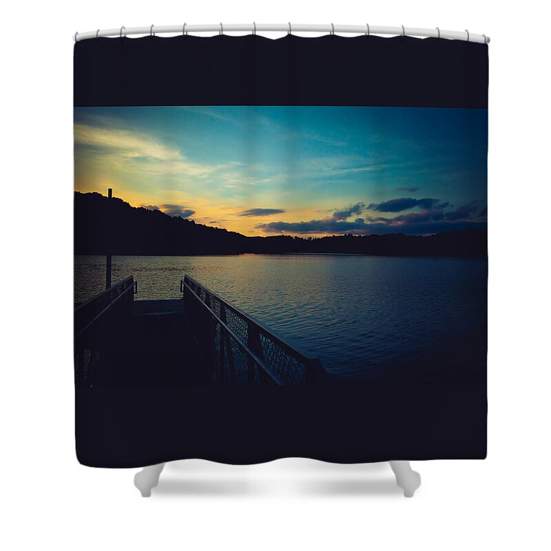 Paintsville Shower Curtain featuring the photograph Paintsville Lake by Lena Auxier