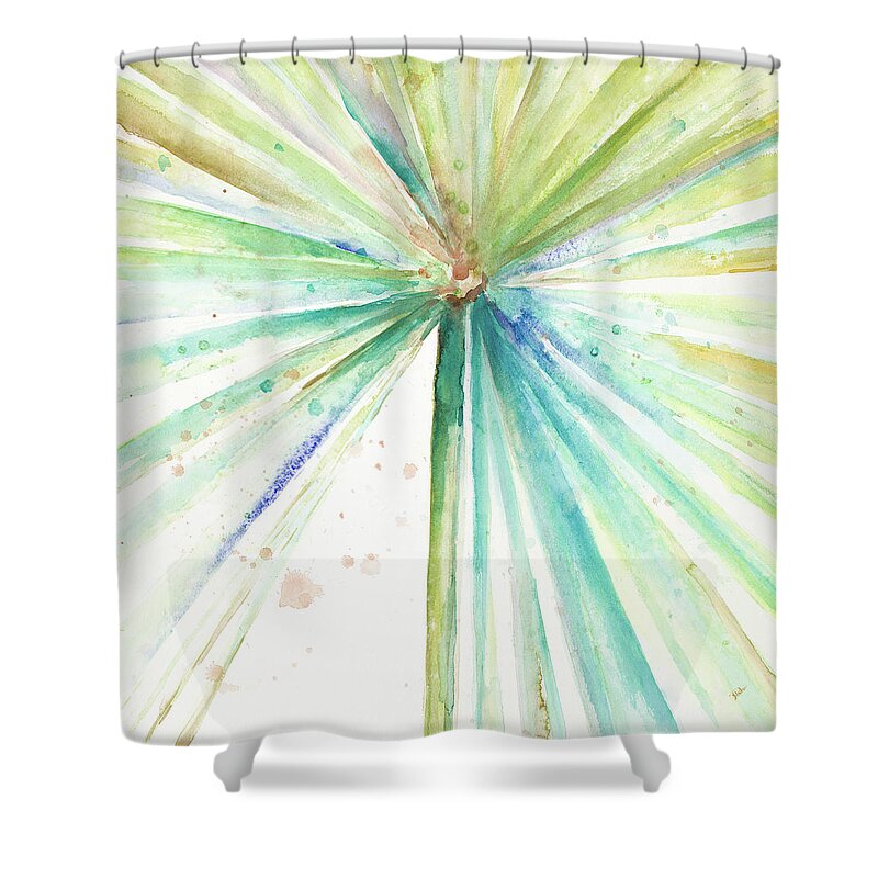 Palmers Shower Curtain featuring the painting Palmers Pastel II by Patricia Pinto
