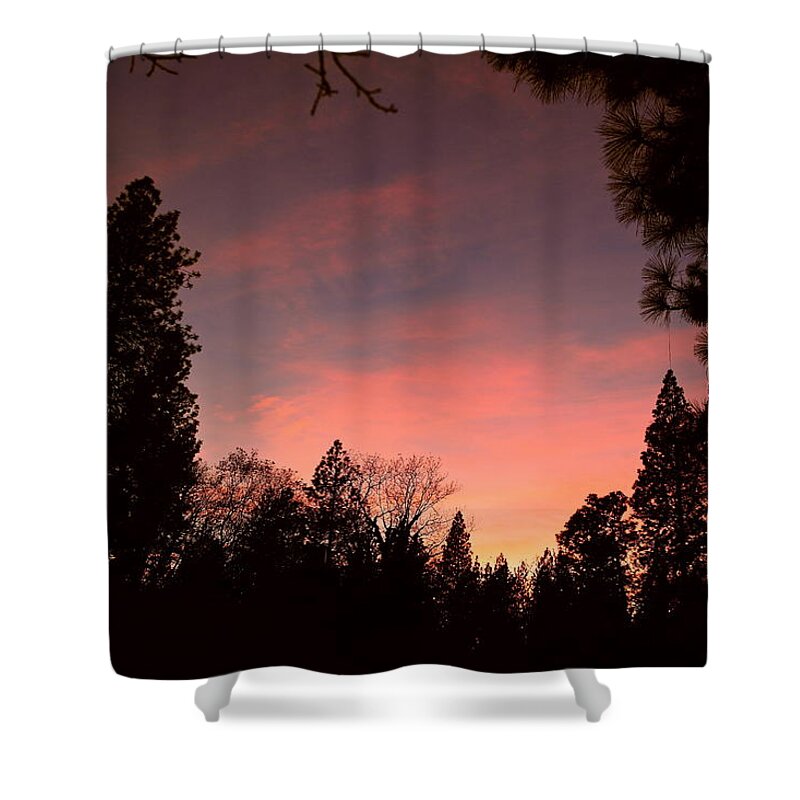Sunset Shower Curtain featuring the photograph Paradise At Dusk by Michele Myers