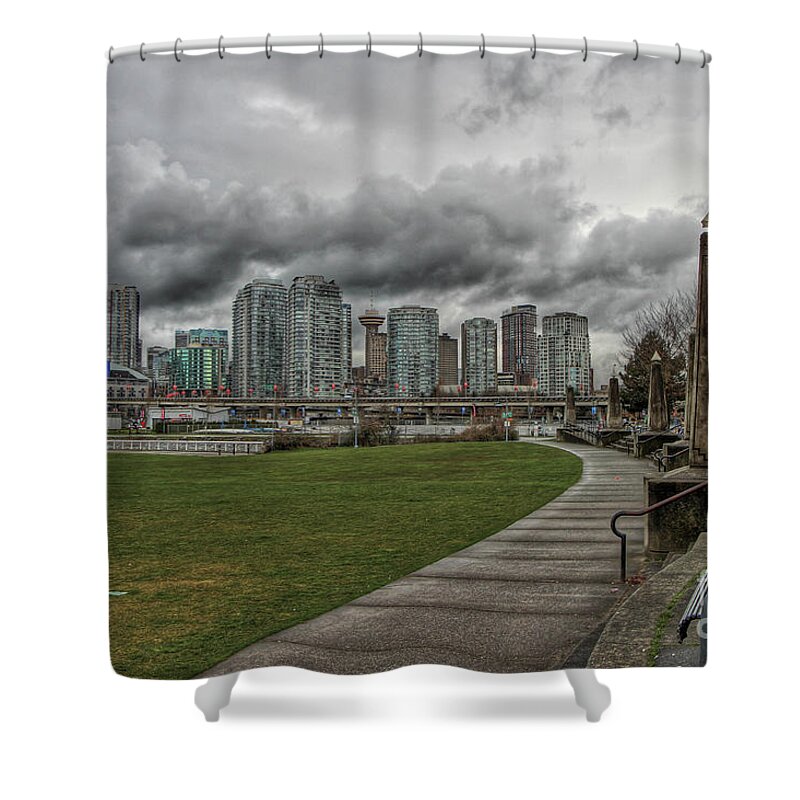 Vancouver Shower Curtain featuring the photograph Park View by Brigitte Mueller