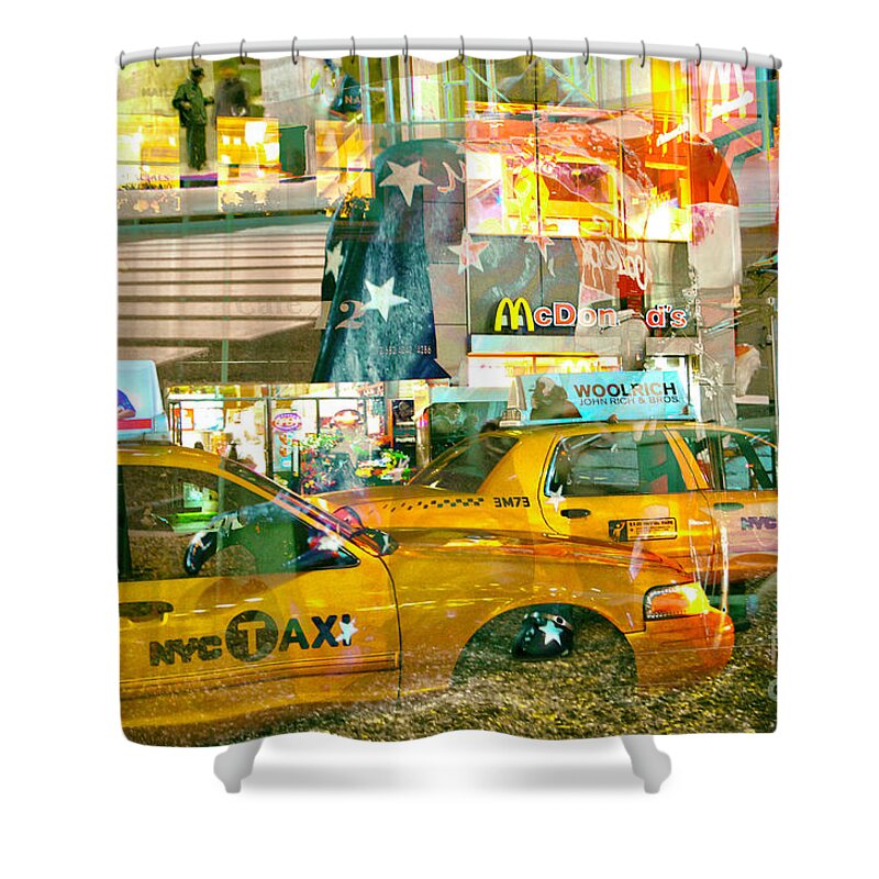New York City Shower Curtain featuring the photograph Passion NYC 42nd Vanderbilt Ave. by Sabine Jacobs