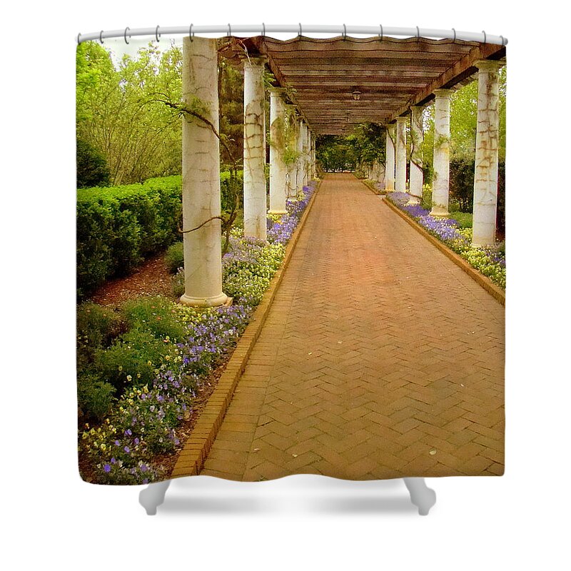 Fine Art Shower Curtain featuring the photograph Path To Eternity by Rodney Lee Williams