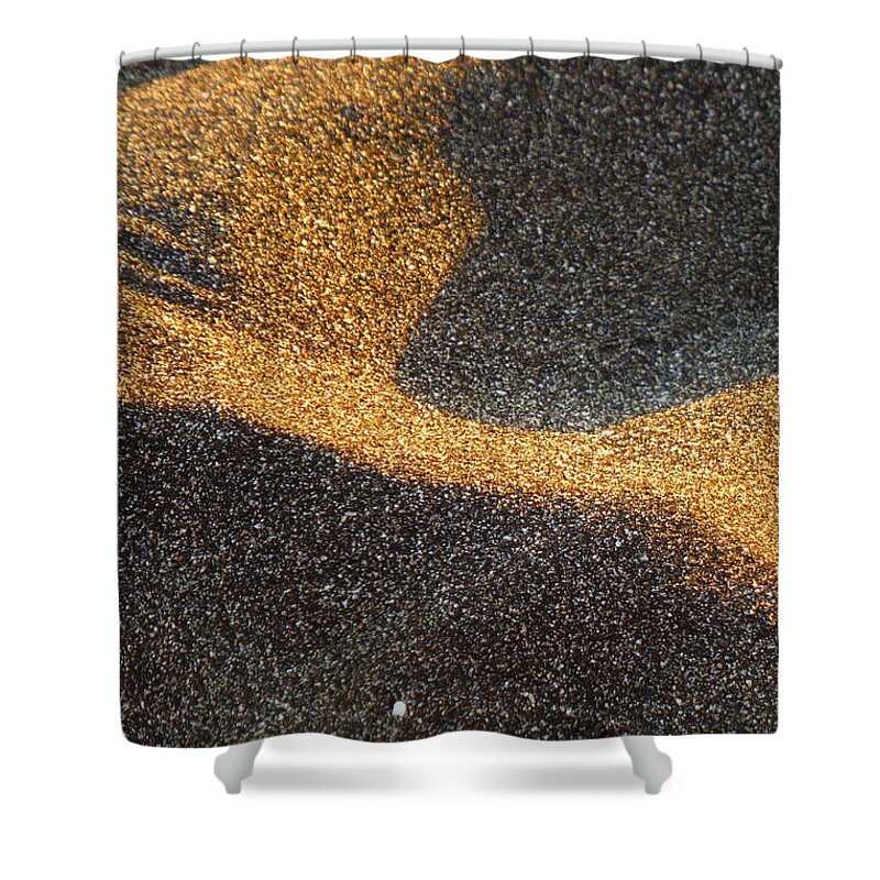 Sand Shower Curtain featuring the photograph Patterns in Nature - 2 by Lori Seaman