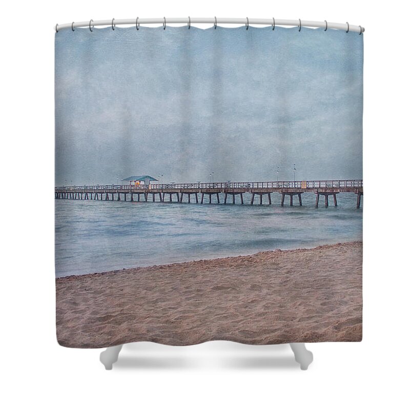 Beach Shower Curtain featuring the photograph Peace by Kim Hojnacki
