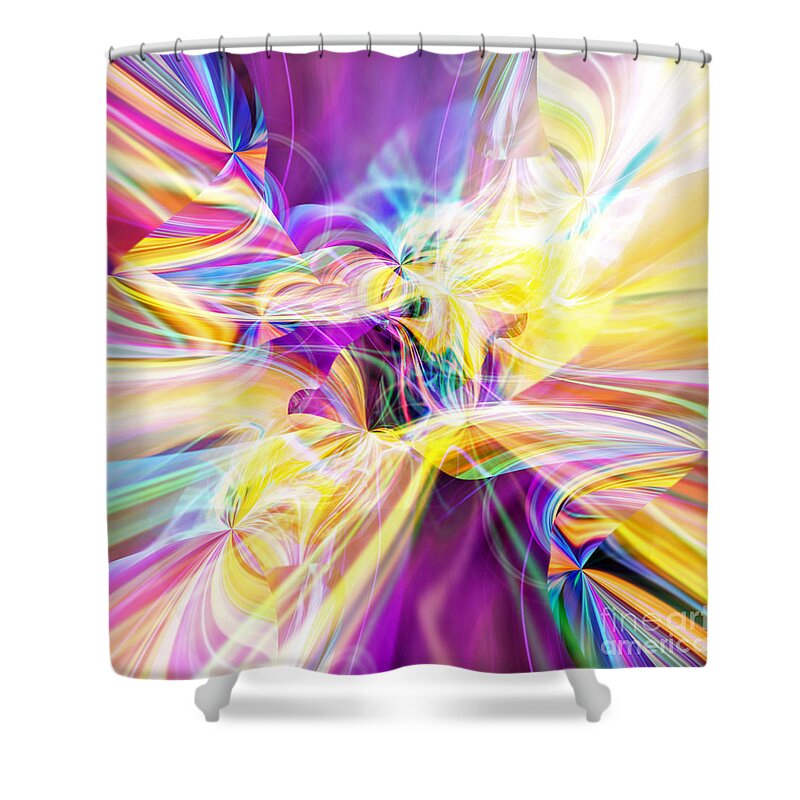 Peace Shower Curtain featuring the digital art Peace by Margie Chapman