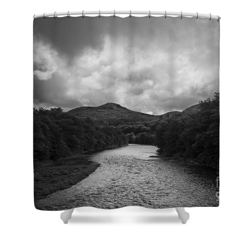 Art Shower Curtain featuring the photograph Pemigewasset River NH by David Gordon