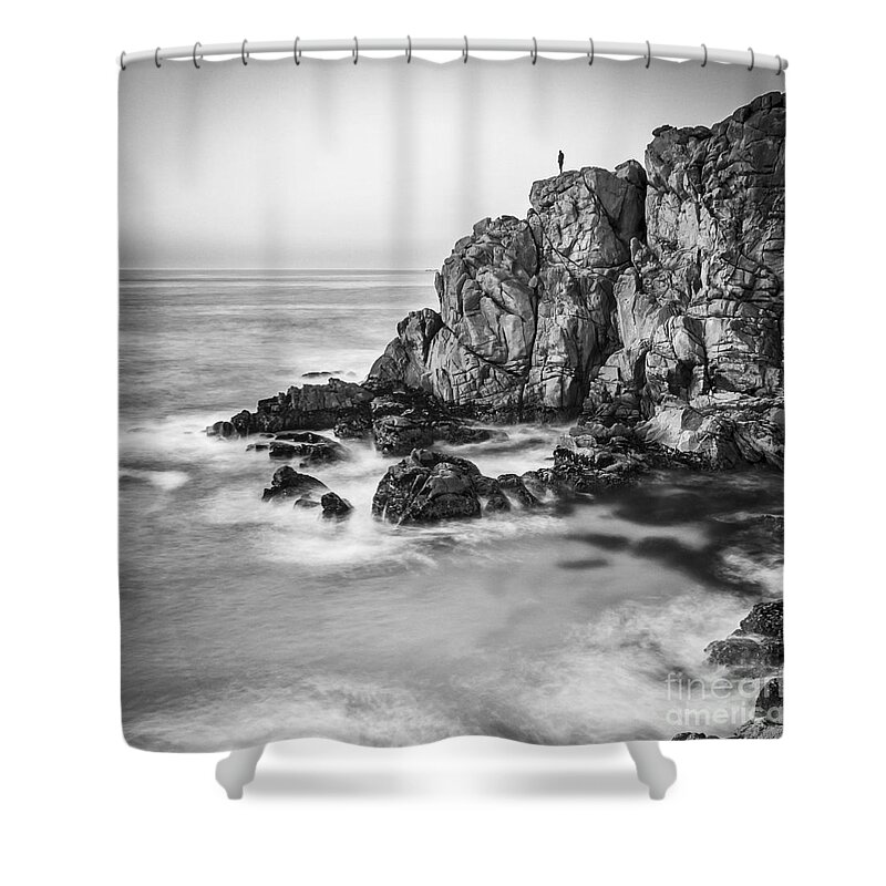 Galicia Shower Curtain featuring the photograph Penencia Point Galicia Spain by Pablo Avanzini
